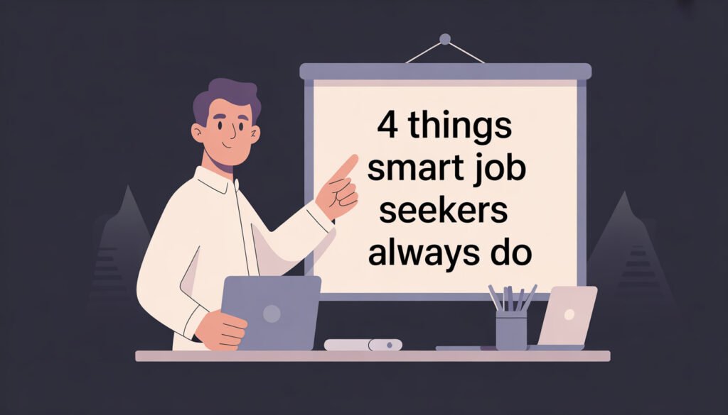 4 Things SMART Job Seekers Always DO