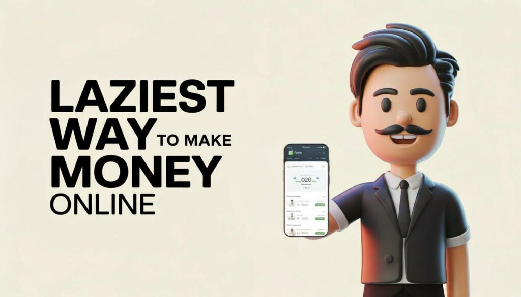 Laziest Way to Make Money Online For Beginners In 6 Easy Steps