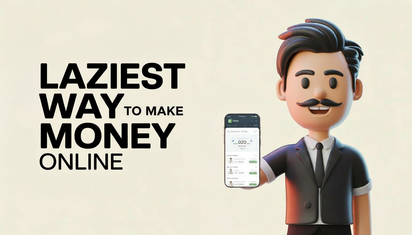 Laziest Way to Make Money Online For Beginners In 6 Easy Steps