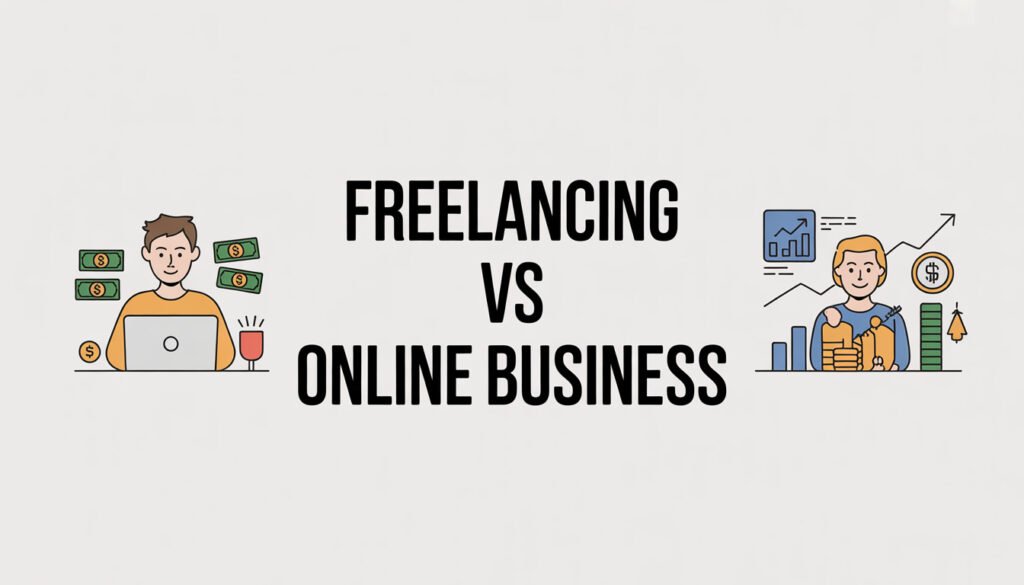 Freelancing vs Online Business: Which Makes Money Faster?